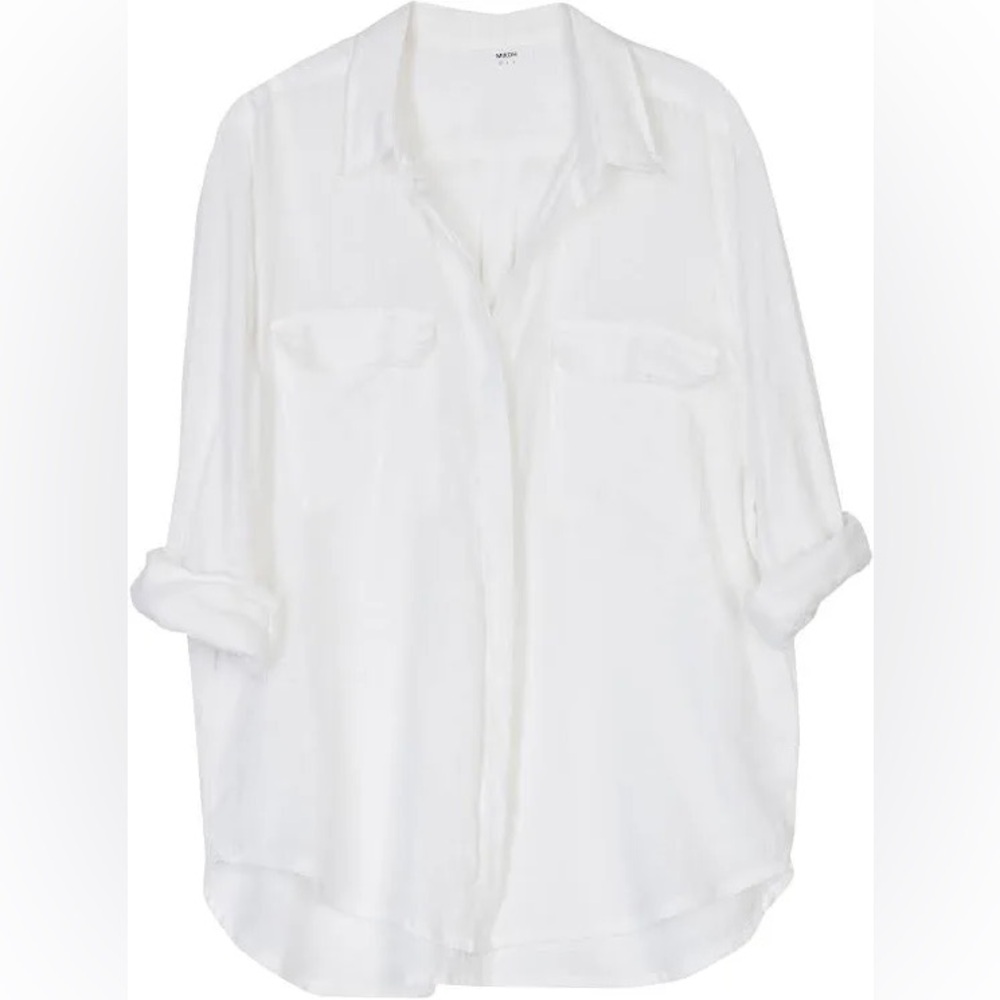 Mikoh Textured White Blouse
